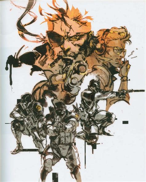 metal gear solid 3 box art real|yoji shinkawa metal gear art.